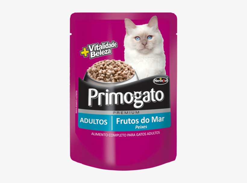 Sea Food Sachet Get To Know - Racao Primogato 500g, transparent png #9090821