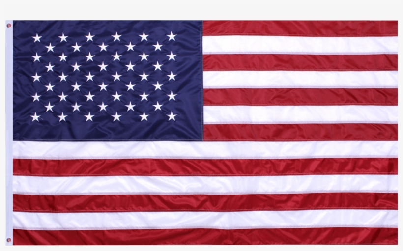 Deluxe Embroidered D Polyester X - American Flag Shirt Decal, transparent png #9090825