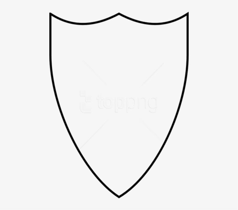 Free Png Shield Outline Png Png Image With Transparent - Shield Clipart, transparent png #9091718