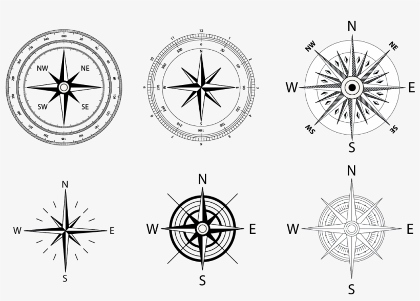 Compass Rose Wind Rose - Map Compass Rose Vector, transparent png #9092149