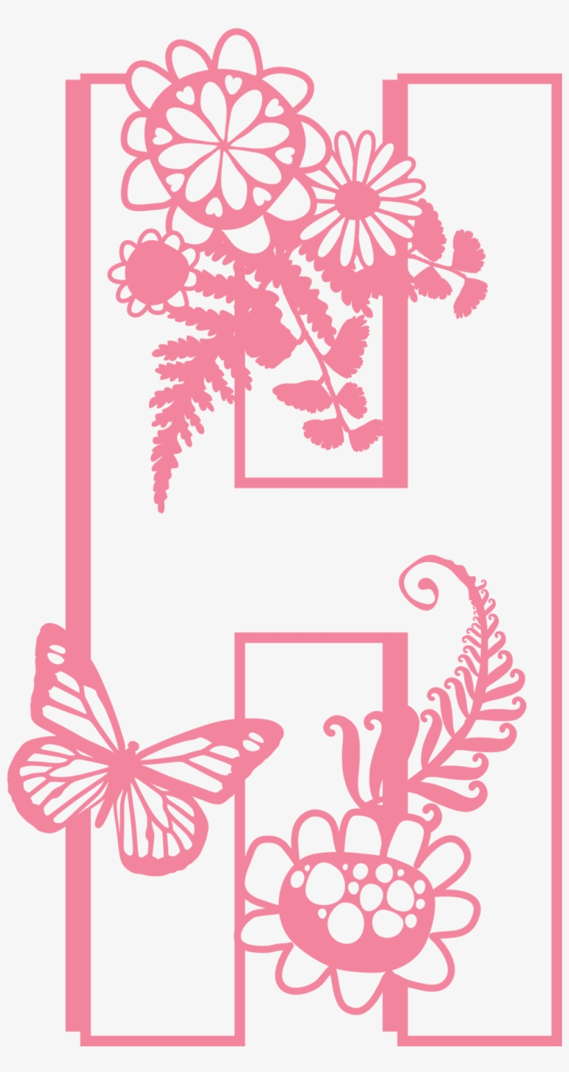 Butterfly Stencil, transparent png #9092244