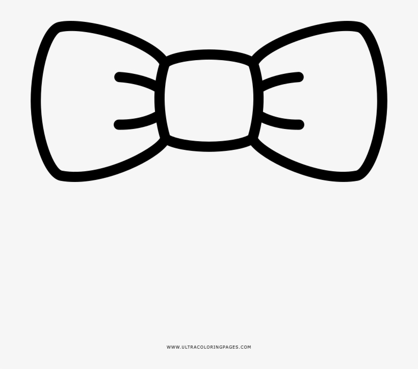 Bow Tie Coloring Page - Vector Graphics, transparent png #9092375
