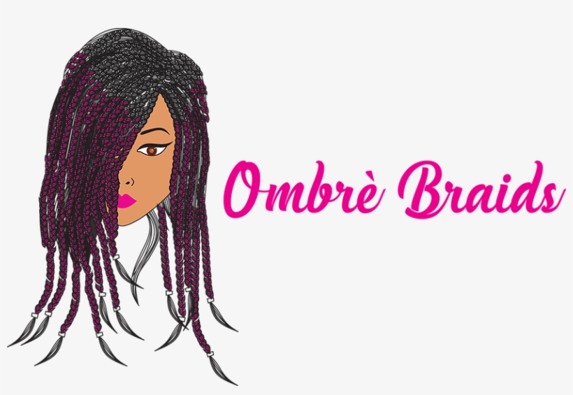 100% Kanekalon Braiding Hair - Braids Hair Cartoon, transparent png #9093238