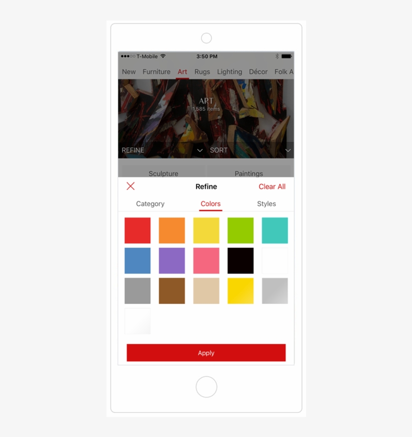 Chairish Old Filter Colors Screens - Iphone, transparent png #9093952