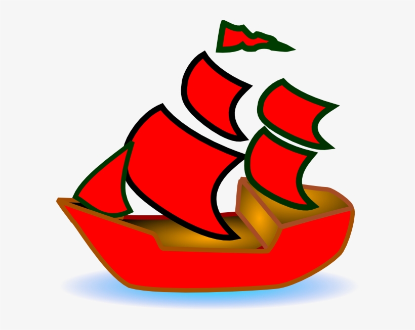 Picture Free Stock Collection Of Free Doat Boat Download - Red Boat Clipart, transparent png #9093994