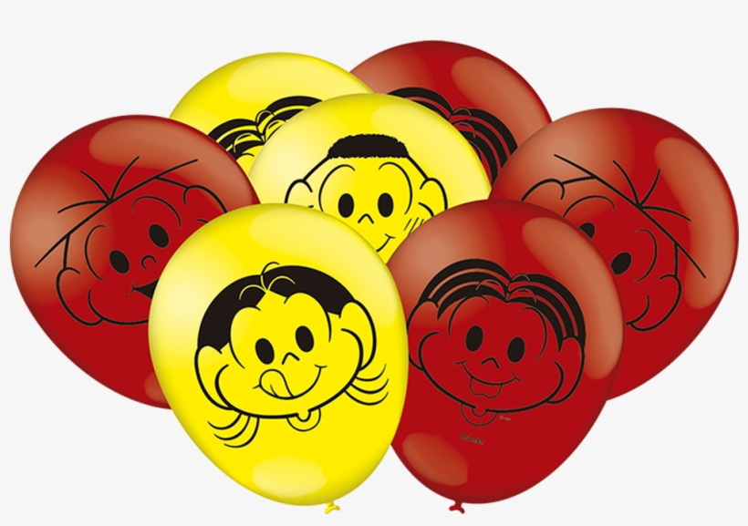 Balão Turma Da Monica Festcolor - Decoração Turma Da Monica Baloes, transparent png #9094430