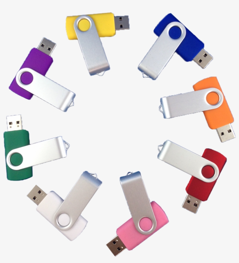 Rotate Flash Drive - Usb Flash Drive, transparent png #9094704