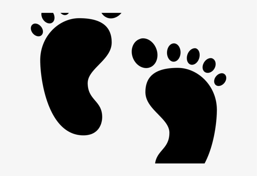 Baby Feet Vector - Baby Feet Clipart Red, transparent png #9094943