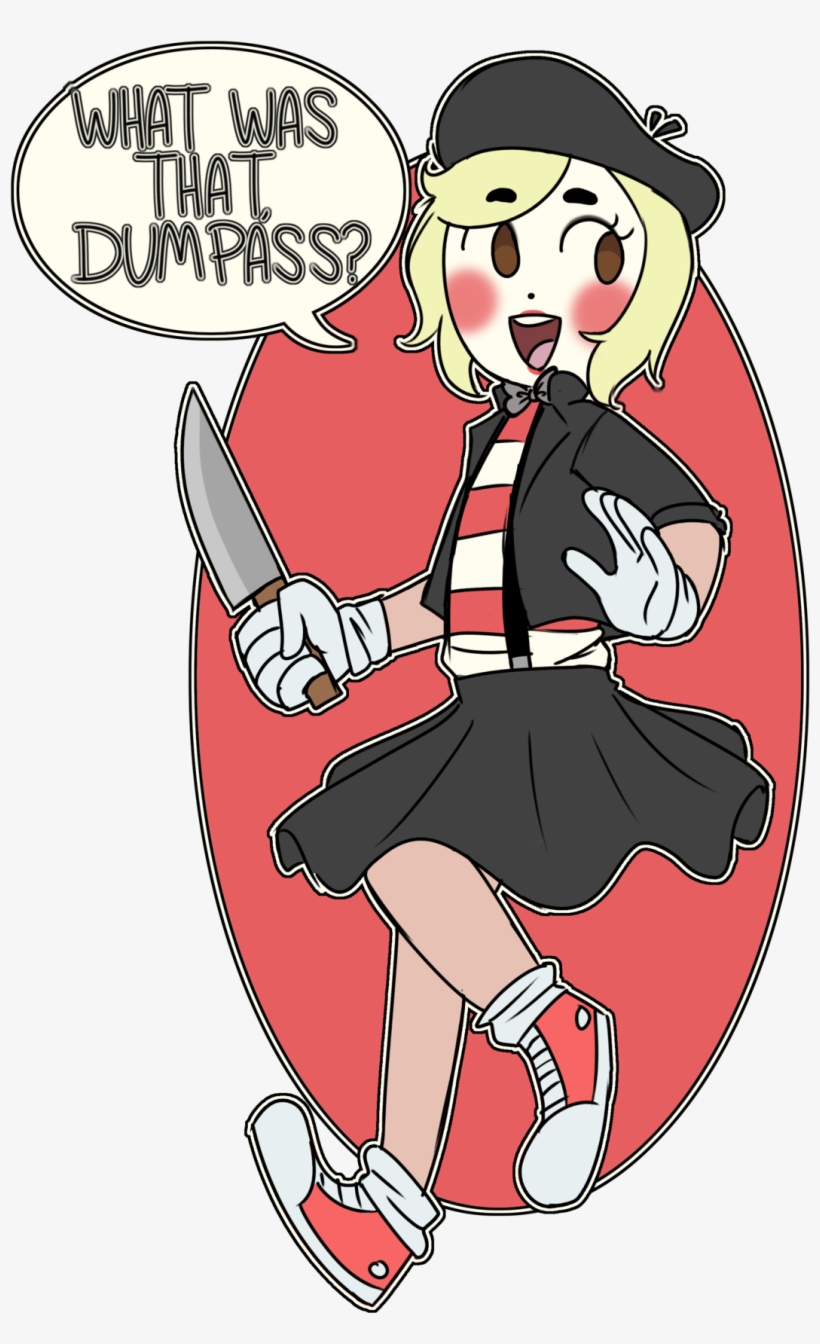 Hi Yes I Made Yet Another Killer Clown Girl But This - Cartoon, transparent png #9095368