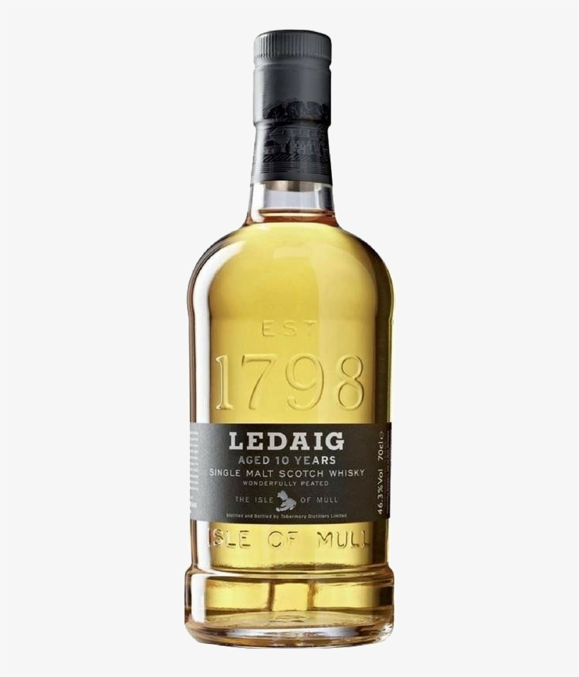Ledaig 10 Year Old Scotch Whisky - Ledaig Whisky, transparent png #9095561