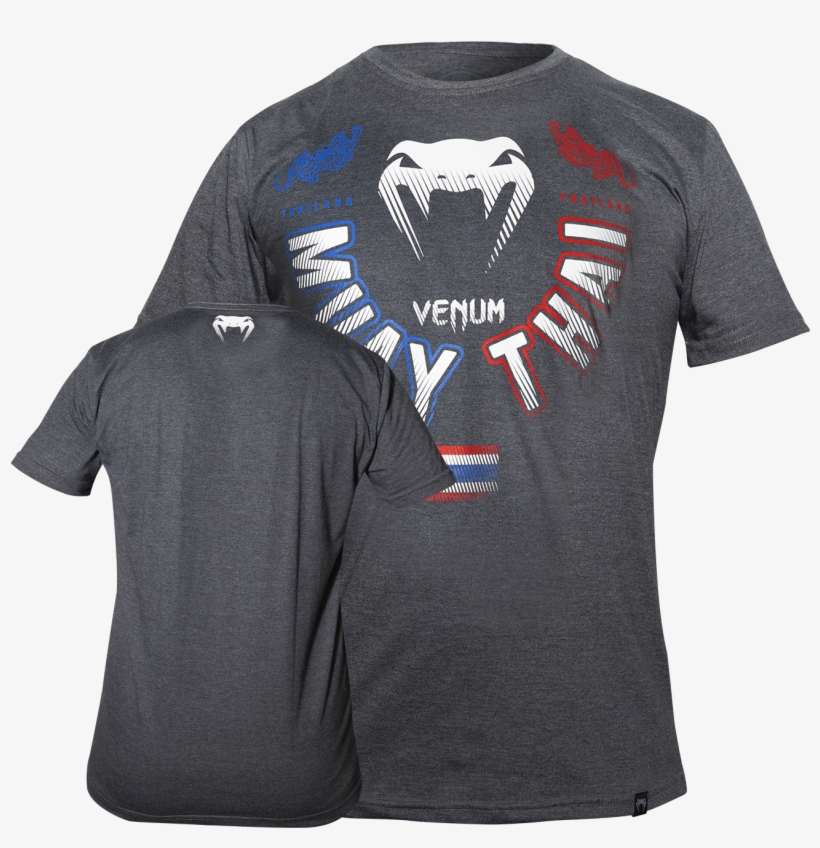 Camiseta Venum Muay Thai Flag Way Gris - Venum Mma, transparent png #9095846