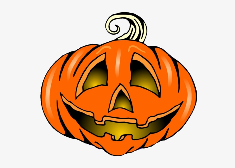 Pumpkin Head Only - Jack-o'-lantern, transparent png #9096488