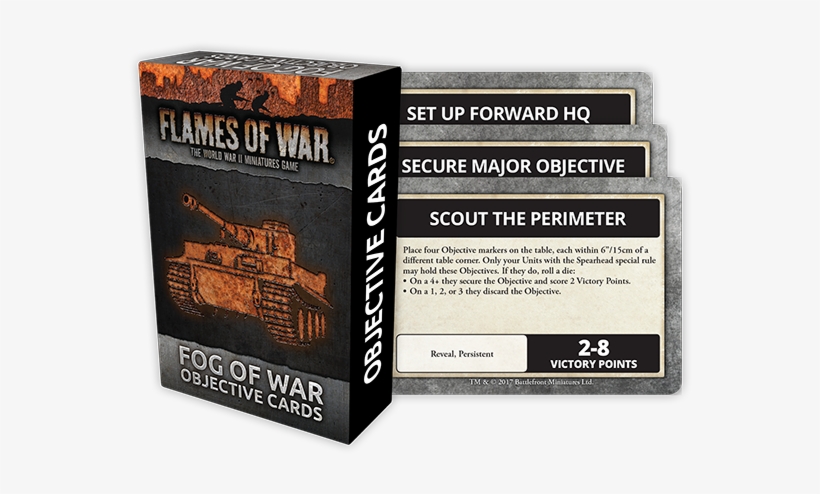 Contains 30 Fog Of War Objective Cards - Fog Of War Objective Cards, transparent png #9096586