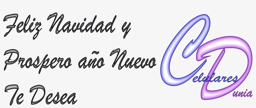 Celulares Dunia Navidad - Calligraphy, transparent png #9097071