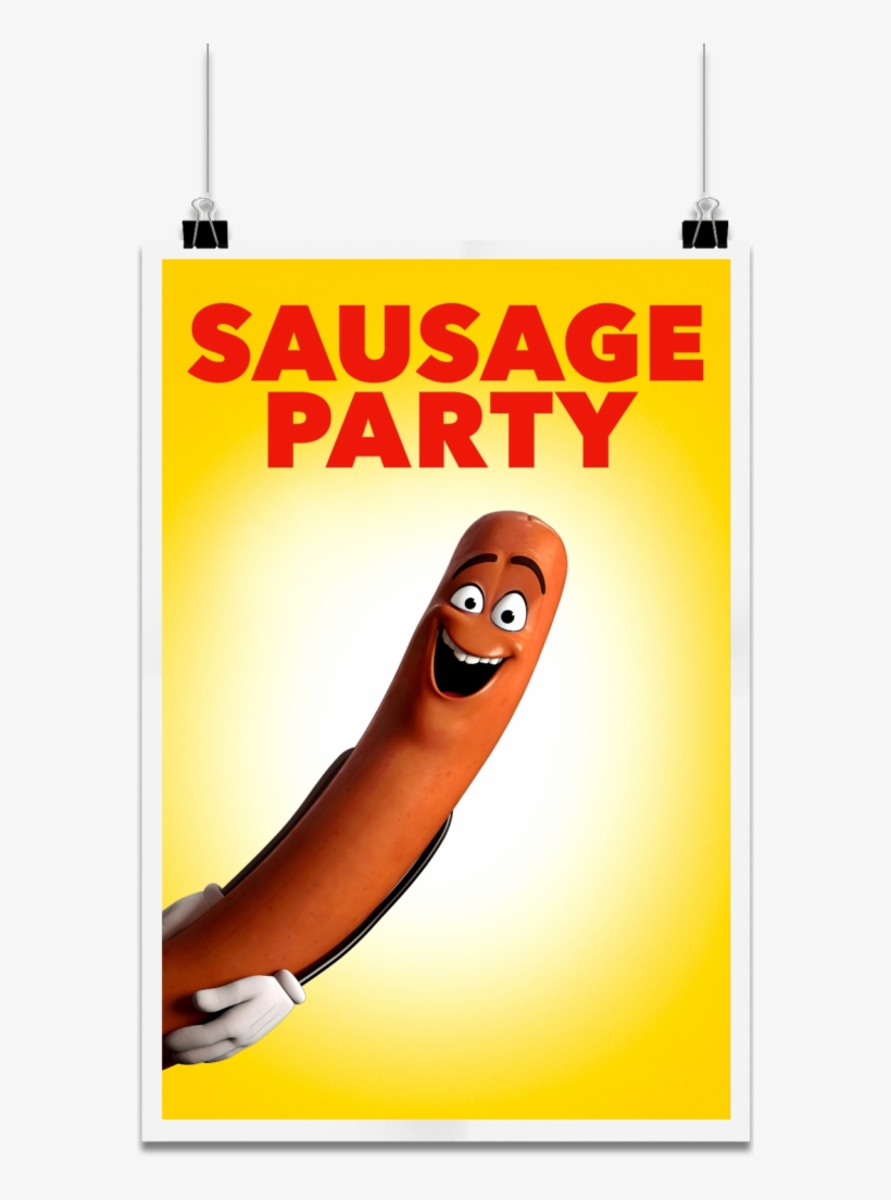 Sausage Party Movie Review - Poster, transparent png #9097208