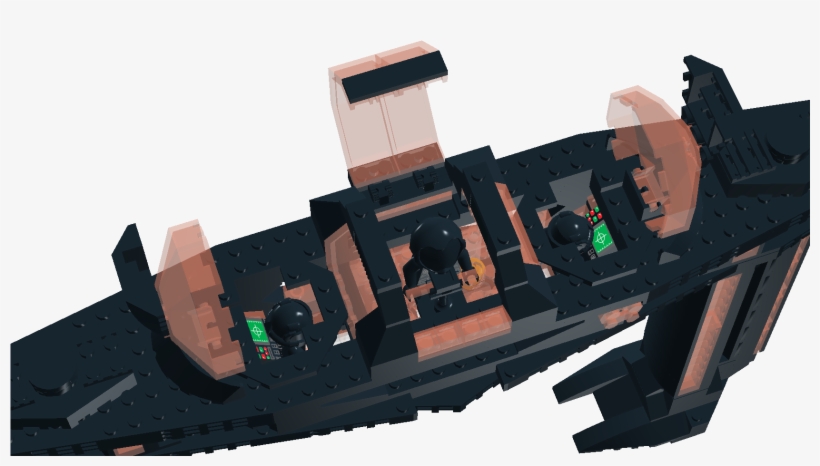 Opening Sentry Posts, And Cockpit With Rinzler - Tron Recognizer Lego, transparent png #9097285
