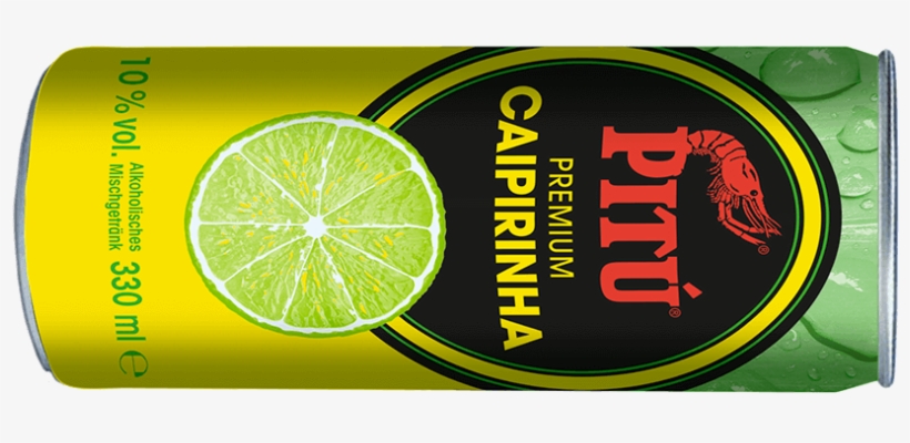 Die Pitú Ready To Drink Premium Caipirinha In Der Dose - Sweet Lemon, transparent png #9097448