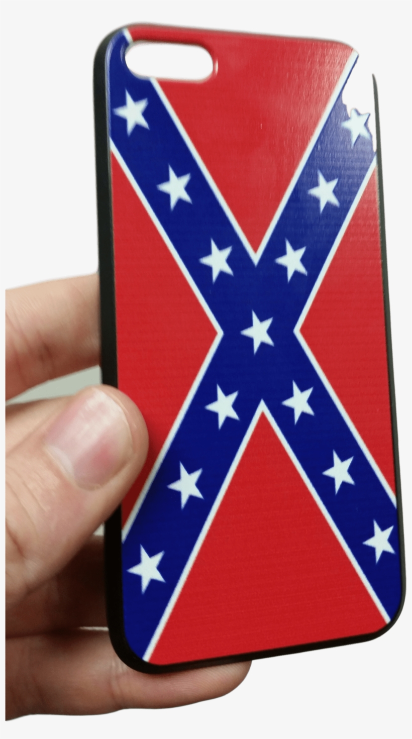 Iphone 5 5s Rebel Battle Flag Phone Case - Rebel Flag, transparent png #9097636