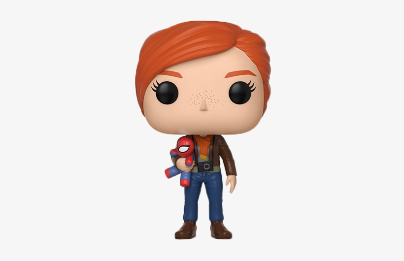 Funko Pop Marvel Gamerverse - Funko Pop Spiderman Ps4 Mary Jane, transparent png #9097837