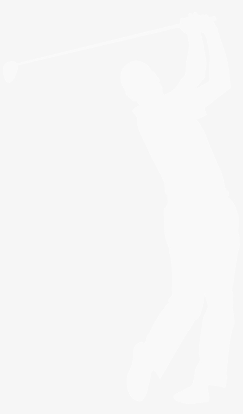 Golfer-silhouette - Shoot Basketball, transparent png #9098234