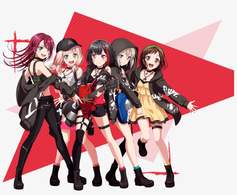 Afterglow - Afterglow Bandori, transparent png #9098599