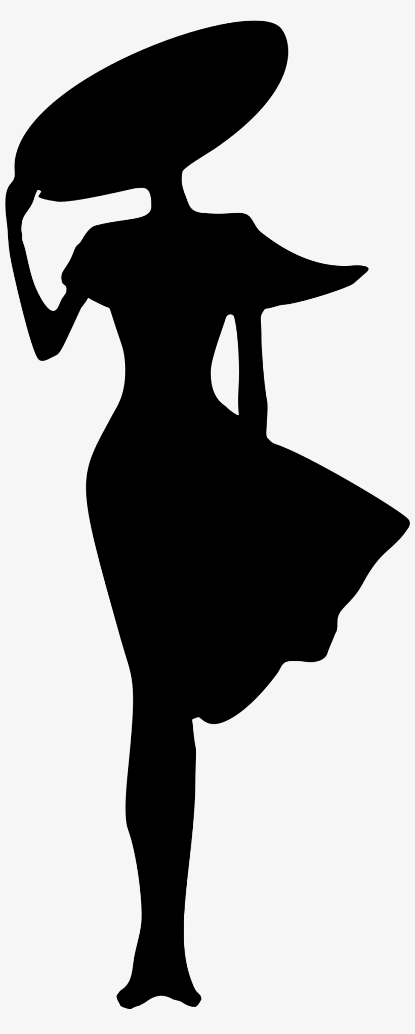 Big Image - Леди Силуэт, transparent png #9098844
