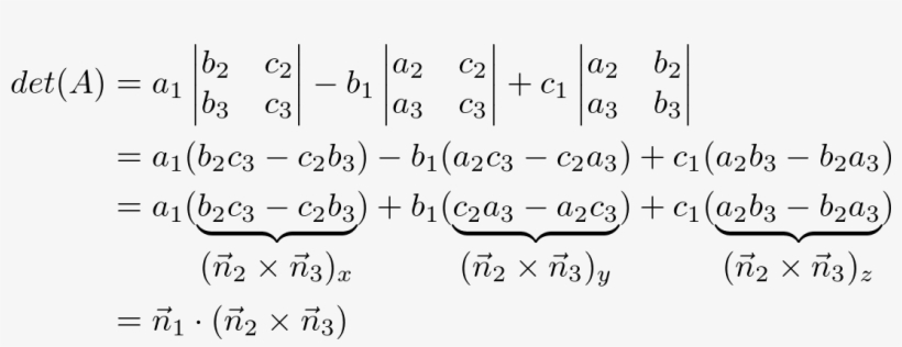 Determinant A Of Matrix - Number, transparent png #9098948