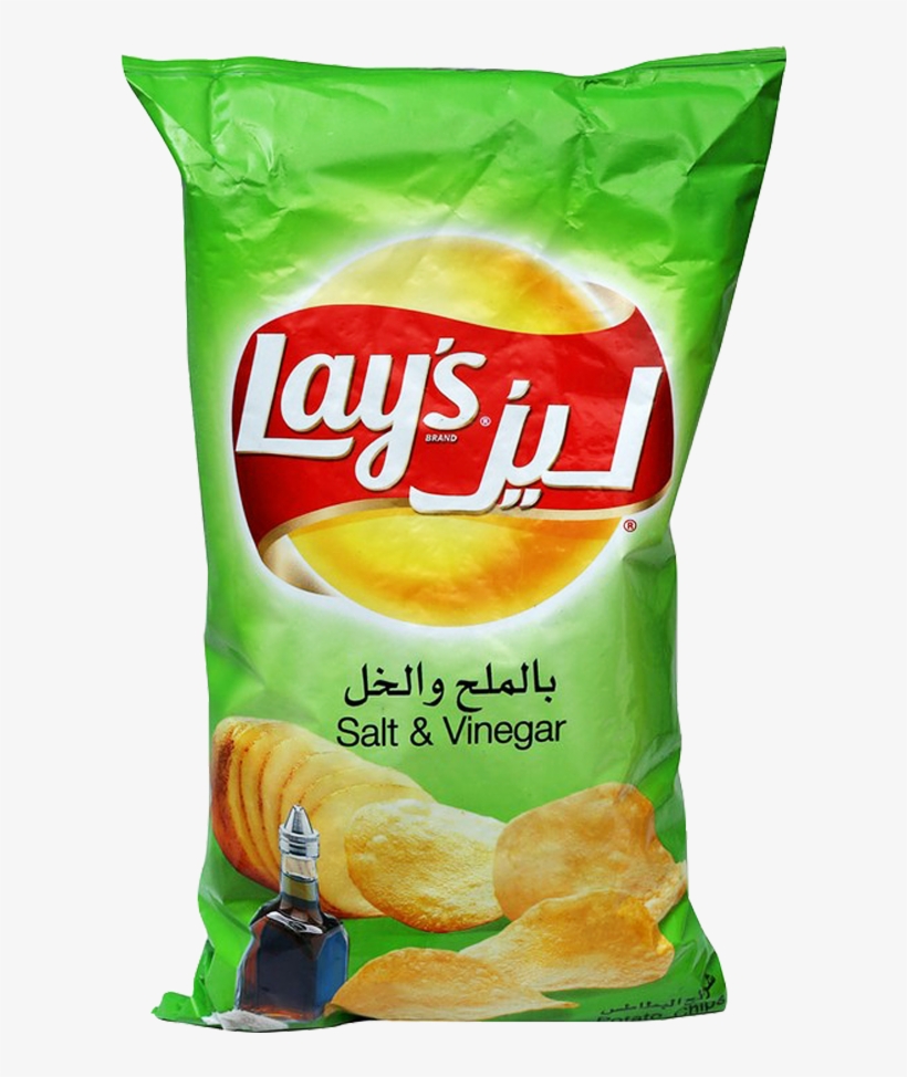 Lays Chips Salt & Vinegar 170 Gm - Lays Tomato Ketchup Chips, transparent png #9098990