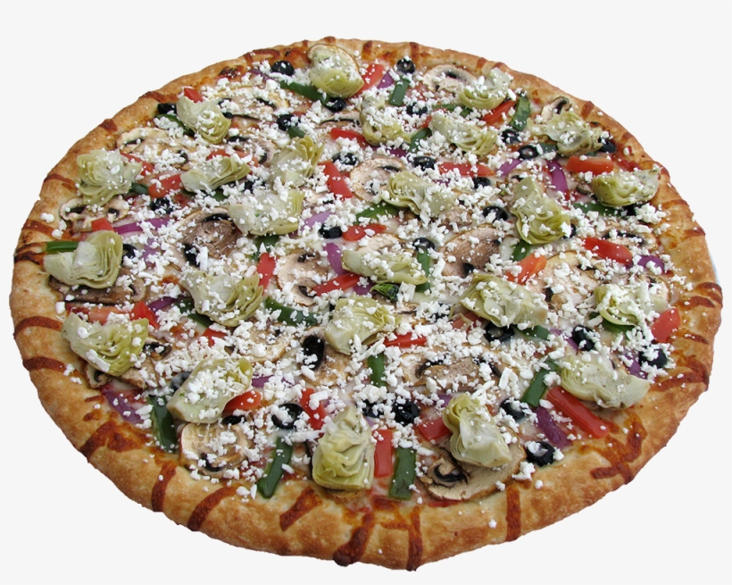 Greek Feta Pizza - Greek Pizza Png, transparent png #9099042