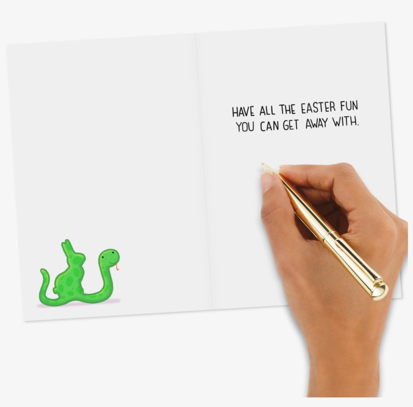 Funny Easter Card Did You Eat My Chocolate Bunny - Document, transparent png #9099232