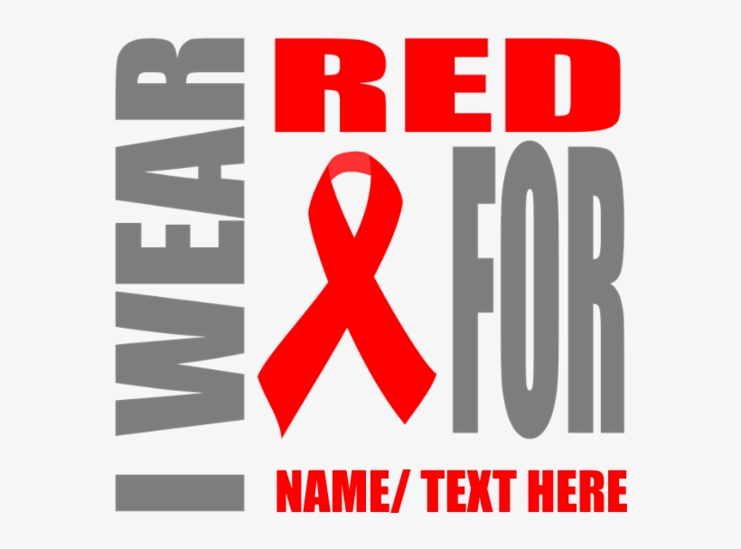 Red Awareness Ribbon Customized Pillow Case - Emblem, transparent png #9099641