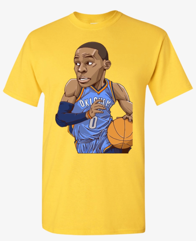 Russell Westbrook T Shirt - Shirt, transparent png #9099765