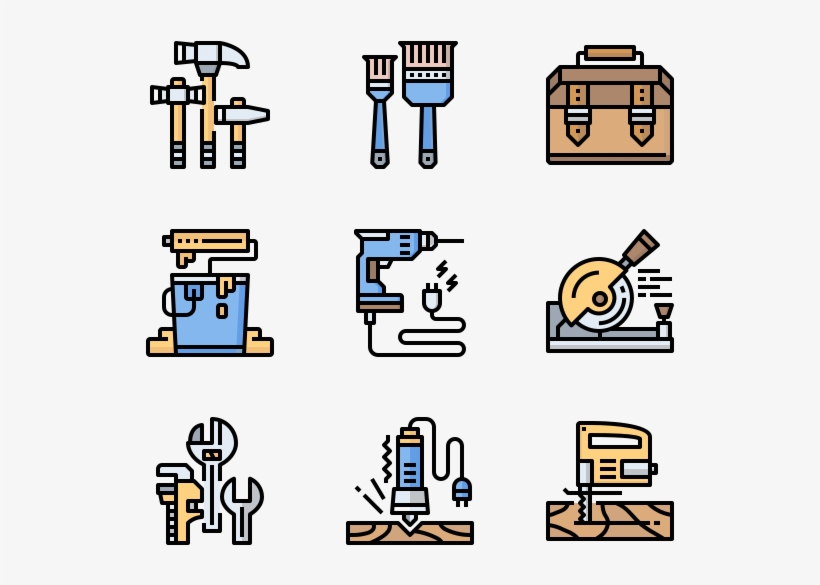 Construction And Tools - Water Bottle Vector Png, transparent png #9099809