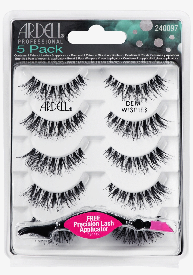 Demi-wispies - 5 Pack - Ardell Multipack Demi Wispies Lashes, transparent png #910179
