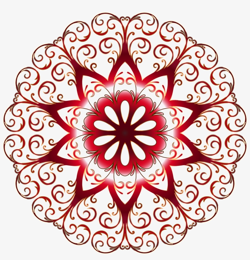 Prismatic Flourish Snowflake 3 No Background Clip - Clip Art, transparent png #910369