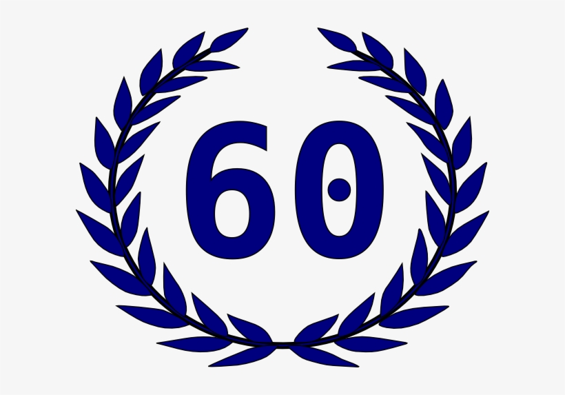 Laurel 60 Blue Svg Clip Arts 600 X 493 Px, transparent png #910508