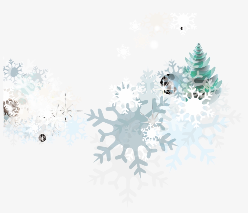 Creative Snowflake Background Snow Hanging Clip - Snow, transparent png #910655