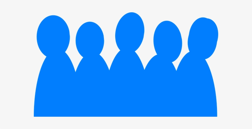 People Audience Group Crowd Silhouette Blu - Multitud De Gente Silueta, transparent png #910681