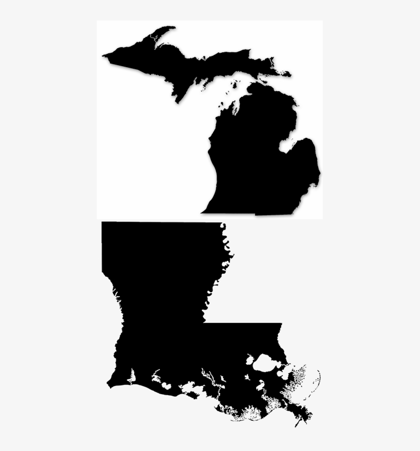 14disaster Relief Michigan And Louisianna - Michigan Map With Capital, transparent png #910917