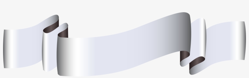 Silver Banner Ribbon Png, transparent png #911204