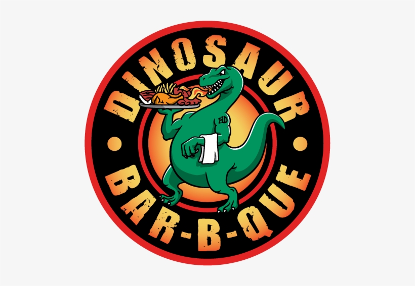 Dino Bbq - Dinosaur Bbq Logo, transparent png #911540