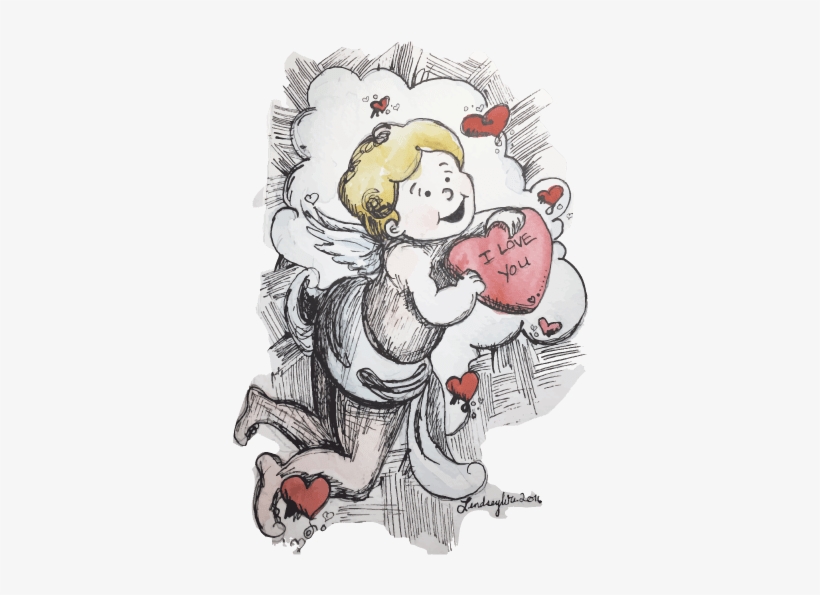 I Love You Cupid By Happy Haizi - Love, transparent png #911672