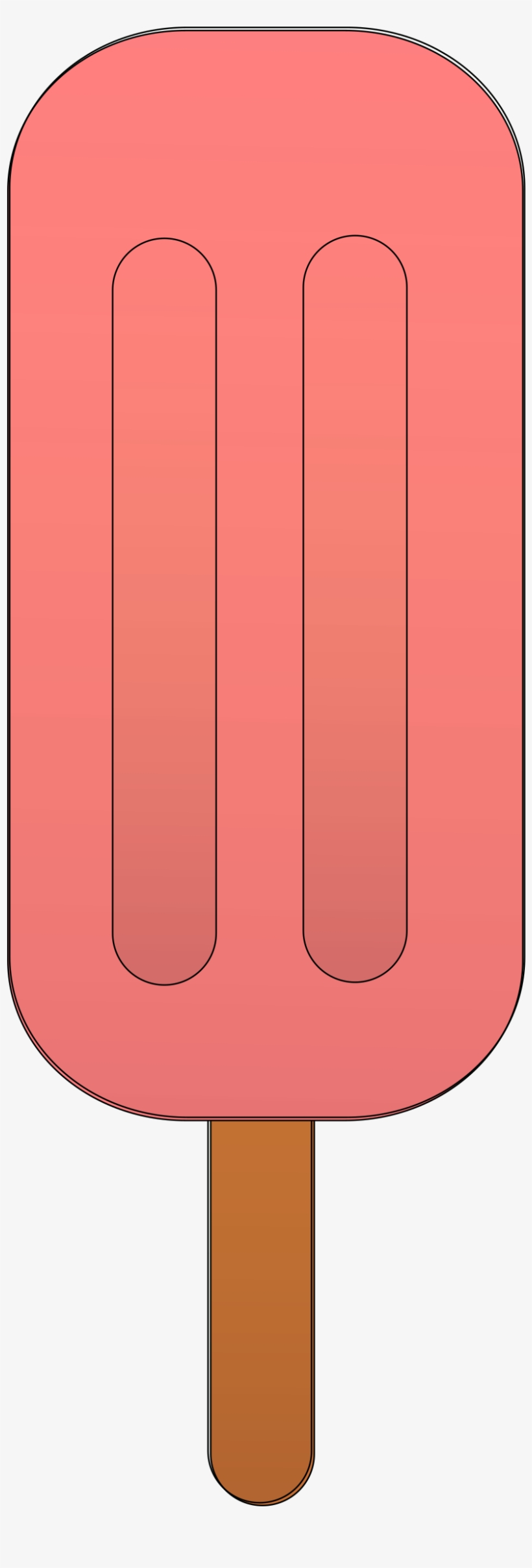 This Free Icons Png Design Of Strawberry Popsicle, transparent png #911913