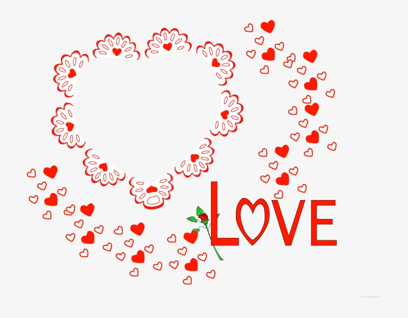 Valentine's Day Individual Clip Art Download Png - Valentines Day Frame Png, transparent png #912132
