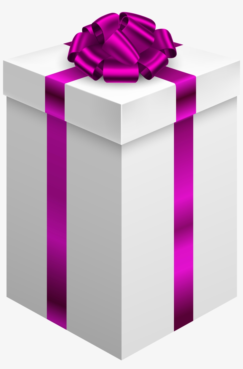 Gift Box With Purple Png Best Web - Purple Gift Box Png, transparent png #912170