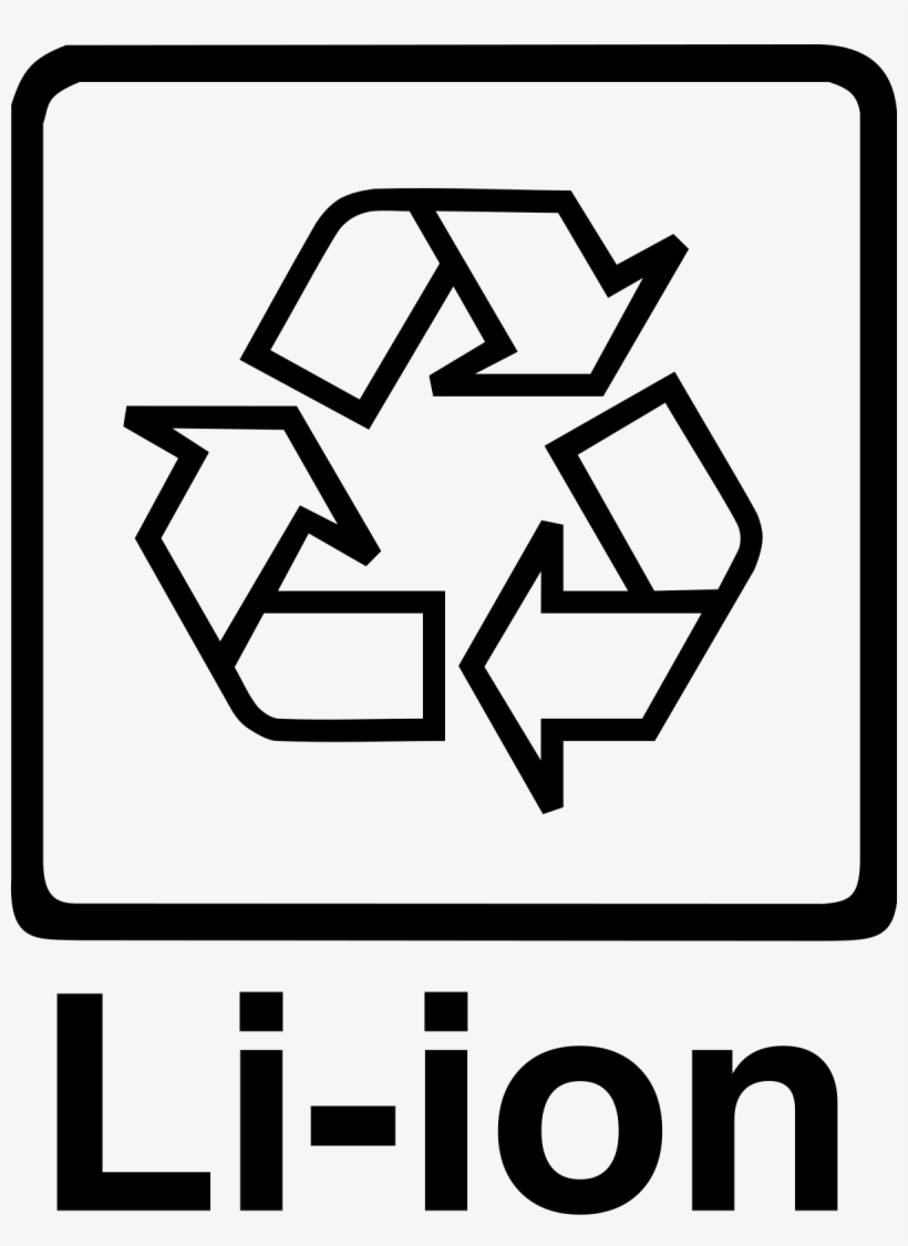 Li Ion Recycle Symbol, transparent png #912198