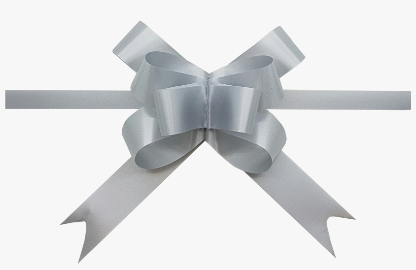 Pastel Silver Pull Bows-pale Grey Pull Bows, transparent png #912307