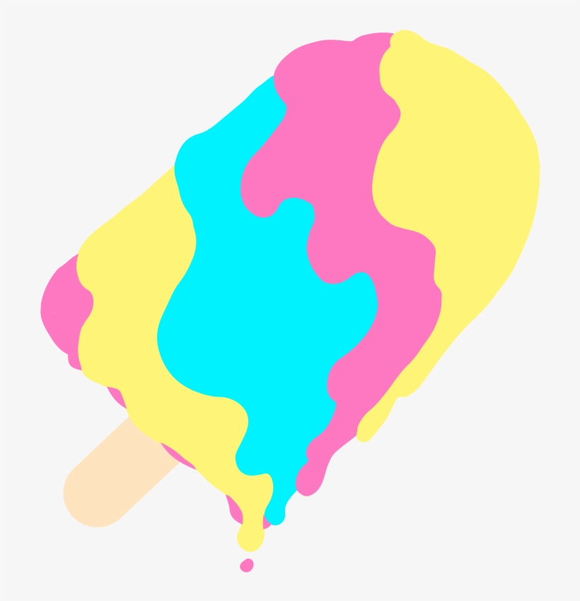 Popsicle Tumblr Png Clip Black And White Stock - Popsicle Clipart Transparent, transparent png #912389