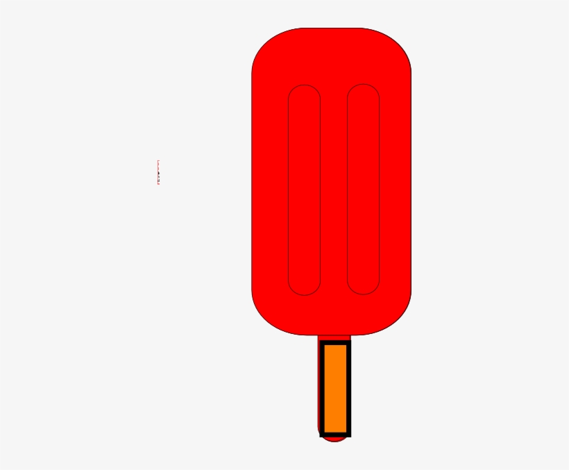 Red Popsicle Clip Art At Clker - Popsicle Clip Art, transparent png #912575