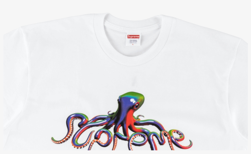 Supreme White Tentacles Tee, transparent png #912658